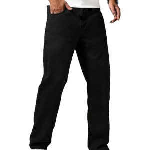 Ben Martin Men Jeans || Baggy Fit Jean's for Man || Loose Fit High Rise Denim || Stretchable Casual Wear Jean,s || Dance Rap Rapping Style Pant for Men || Denim Cotton Jeans (0)